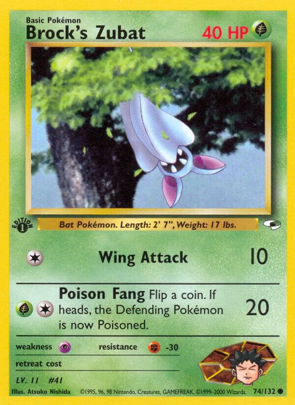 Brock's Zubat (74) card image