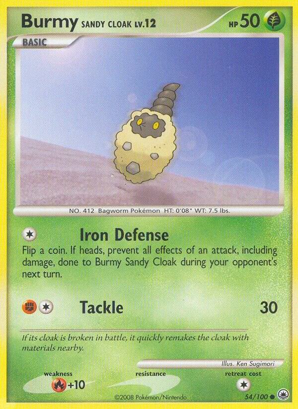 Burmy Sandy Cloak card image