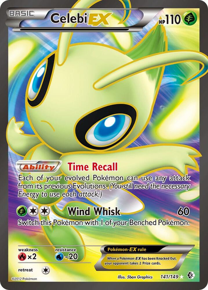 Celebi EX (141 Full Art) card image