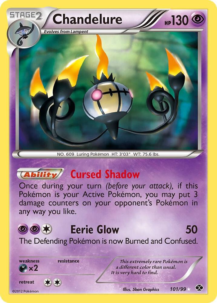 Chandelure (Secret) card image