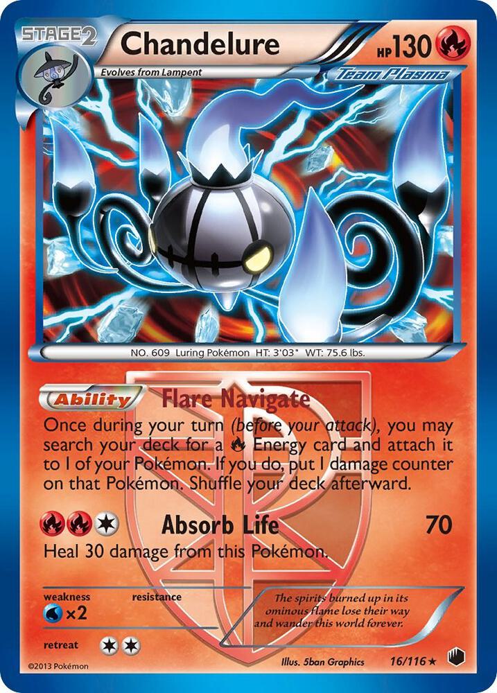 Chandelure (Team Plasma) card image