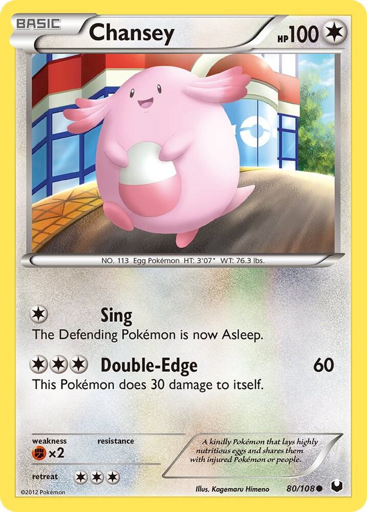 Chansey (80) card image