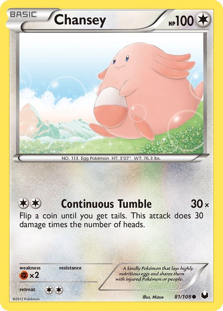 Chansey (81) card image