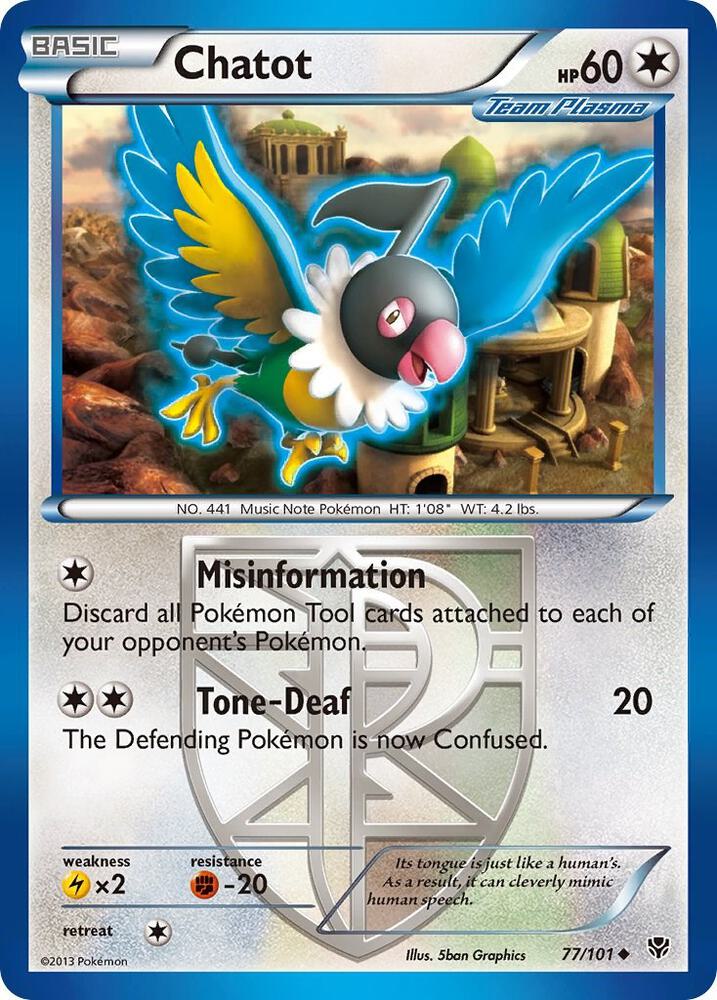 Chatot (Team Plasma) card image