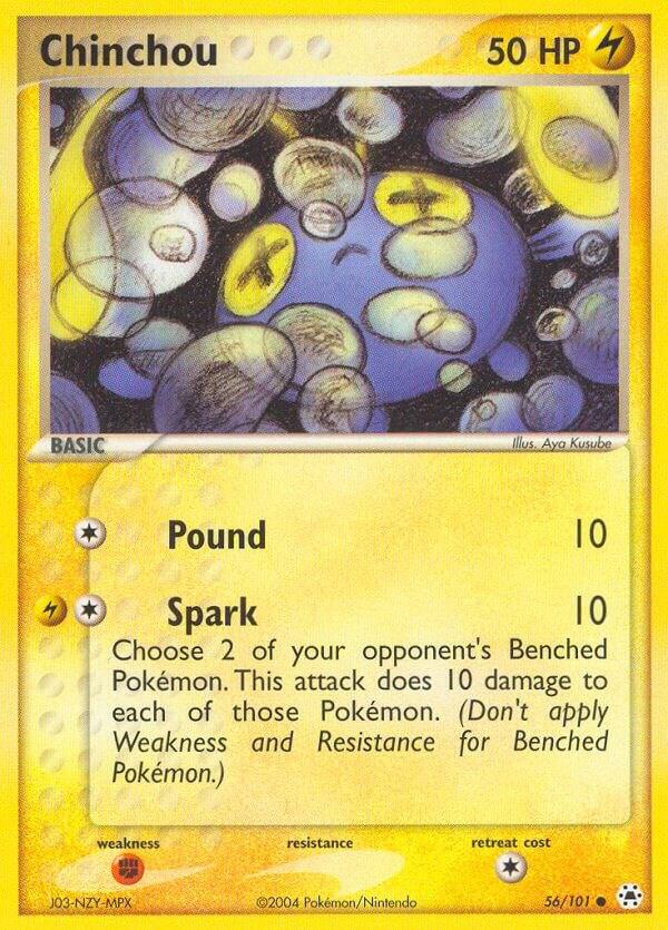 Chinchou - 56/101 card image