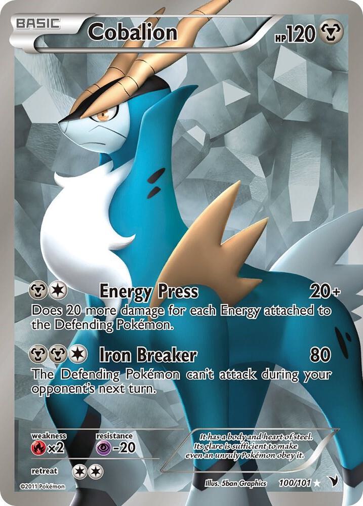 Cobalion (100 Full Art) card image