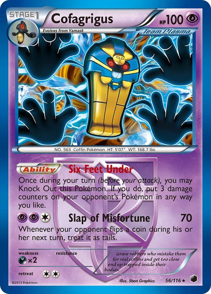 Cofagrigus (Team Plasma) (56) card image
