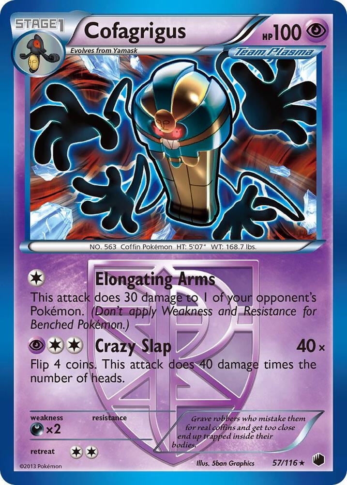Cofagrigus (Team Plasma) (57) card image
