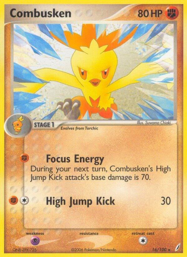 Combusken - 016/100 card image