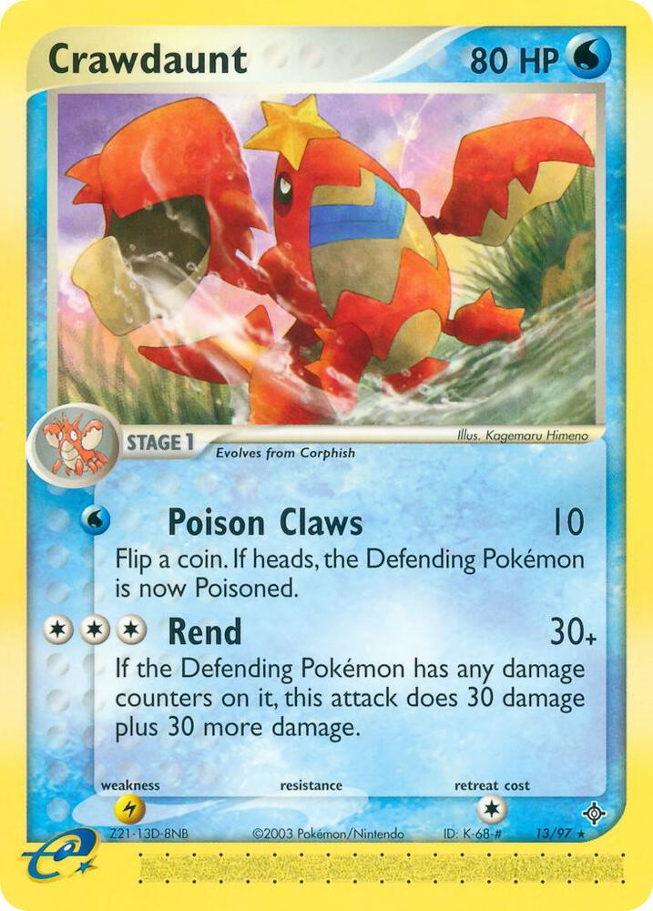 Crawdaunt - 13/97 card image