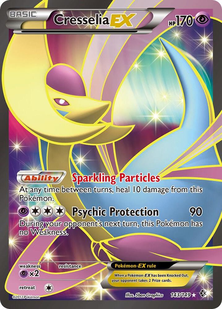 Cresselia EX (143 Full Art) card image