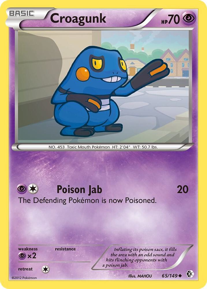 Croagunk (65) card image