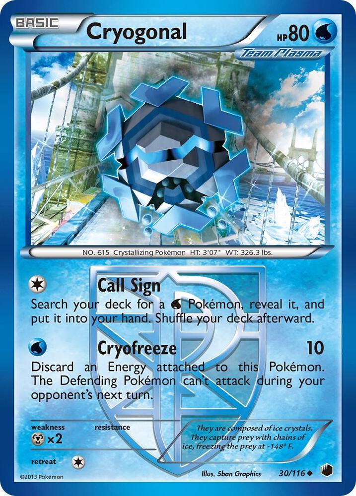 Cryogonal (Team Plasma) card image