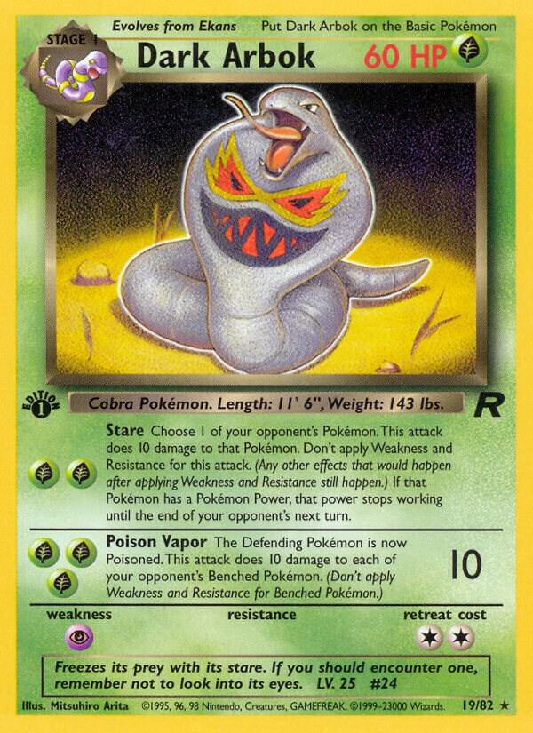 Dark Arbok (19) card image