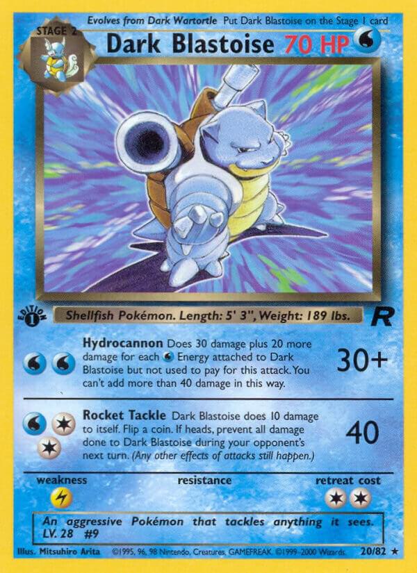 Dark Blastoise (20) card image