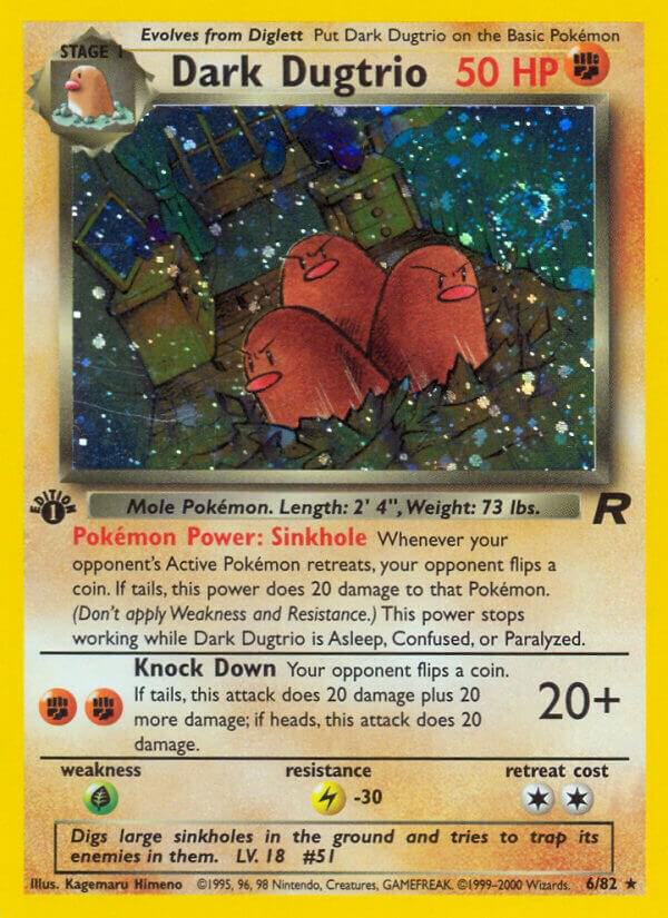 Dark Dugtrio (6) card image