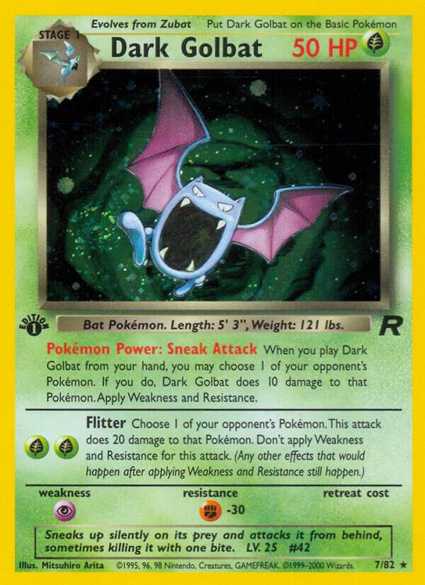 Dark Golbat (7) card image