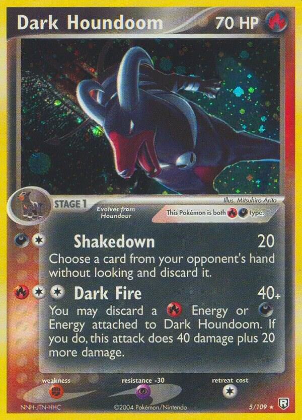Dark Houndoom - 005/109 card image