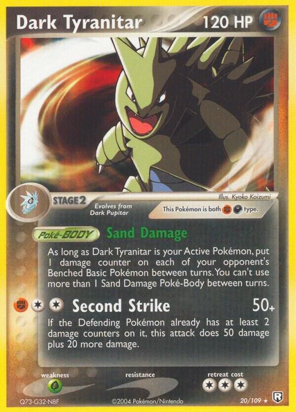Dark Tyranitar - 020/109 card image