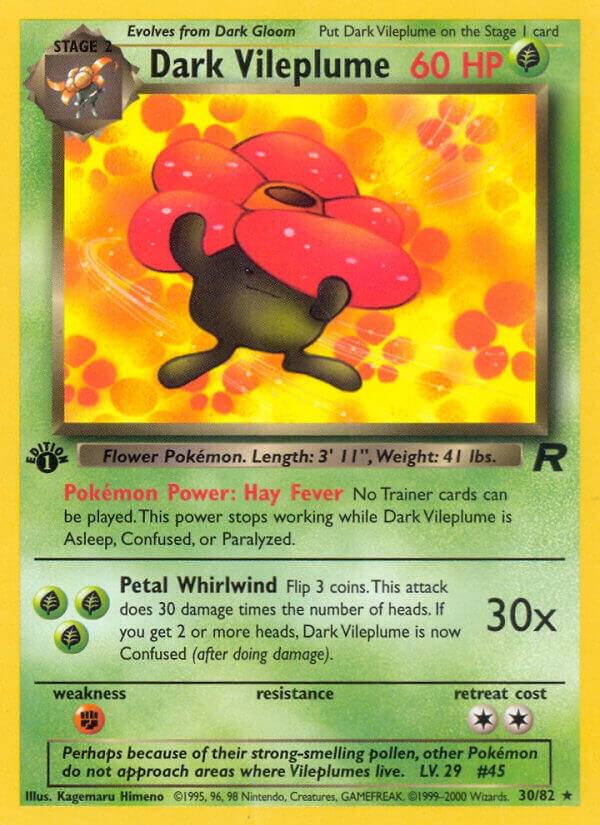 Dark Vileplume (30) card image