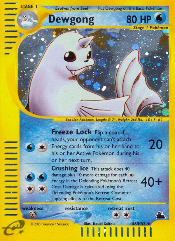 Dewgong (H6) card image