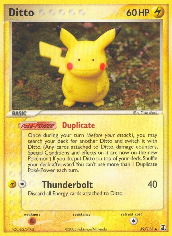 Ditto - 039/113 (Pikachu) card image