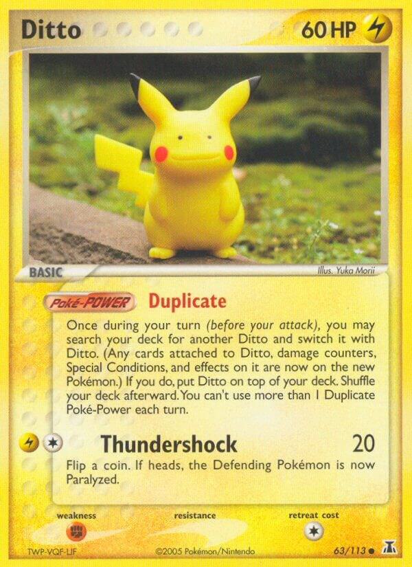 Ditto - 63/113 (Pikachu) card image