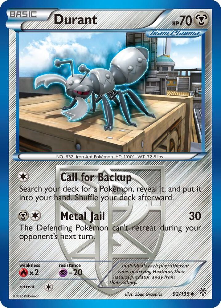 Durant (Team Plasma) (92) card image