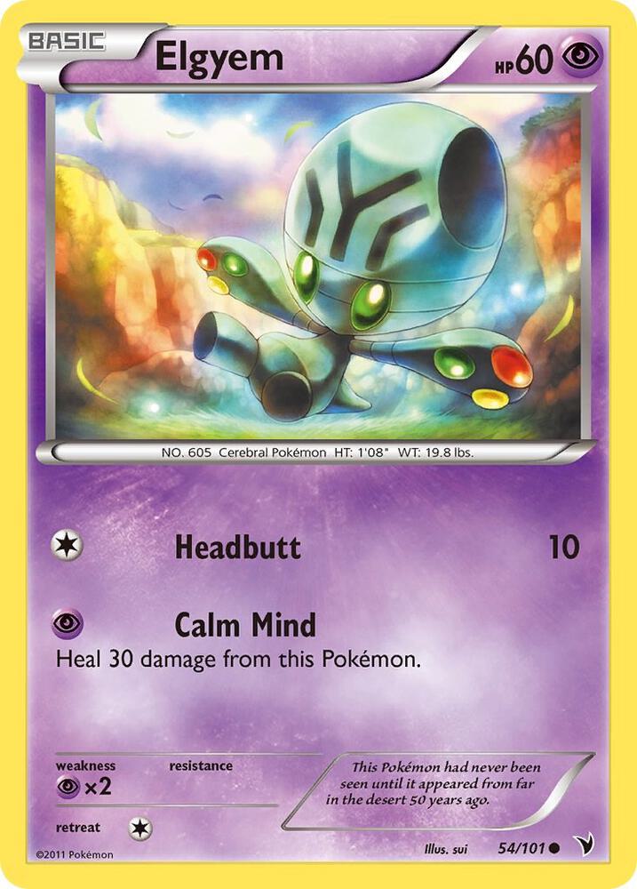 Elgyem (54) card image