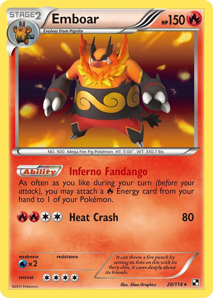 Emboar (20) card image