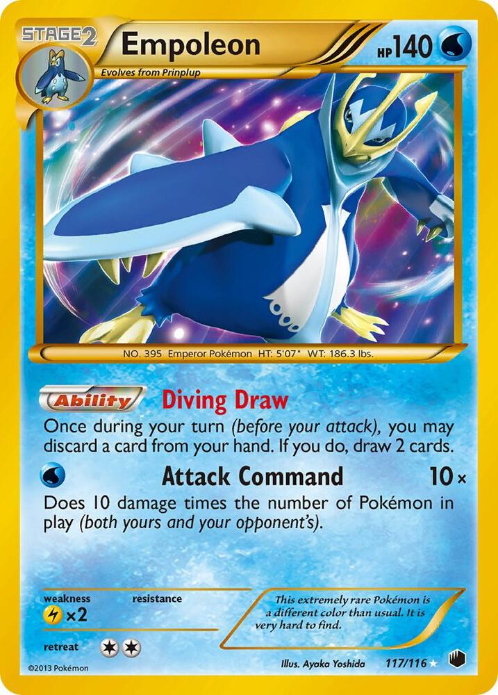Empoleon (117 Secret Rare) card image