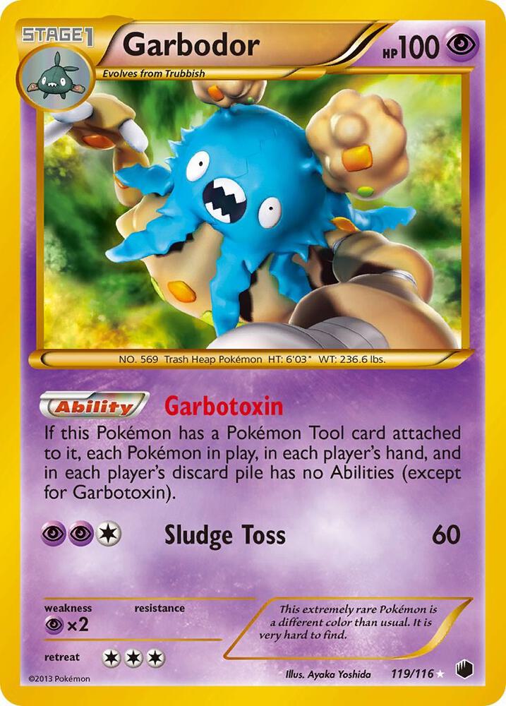 Garbodor (119 Secret Rare) card image