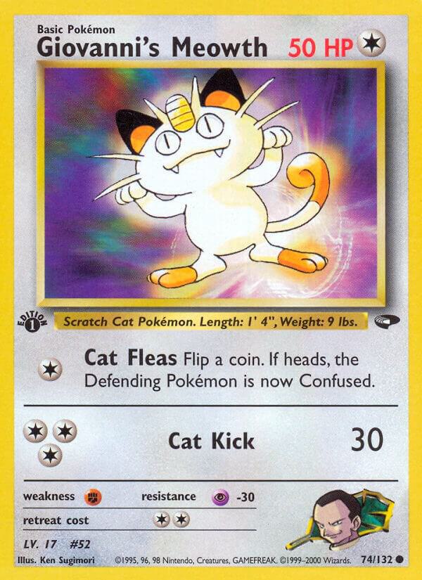 Giovanni's Meowth (74) card image