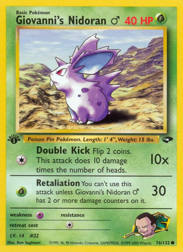 Giovanni's Nidoran M card image