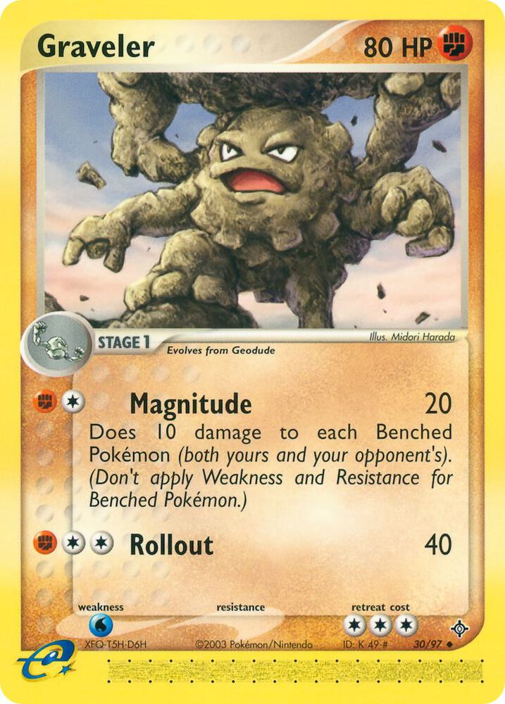 Graveler - 30/97 card image