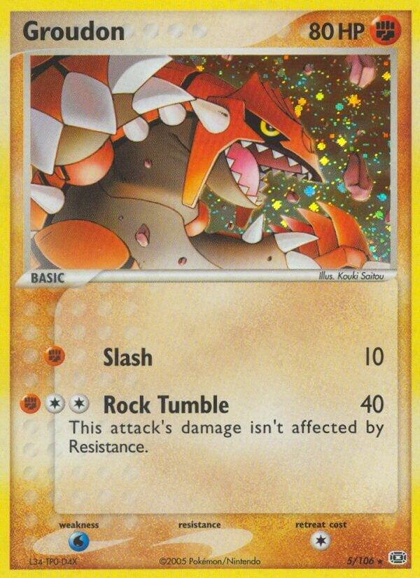 Groudon - 005/106 card image
