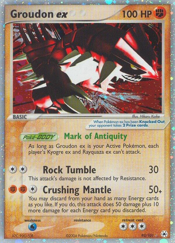 Groudon ex card image