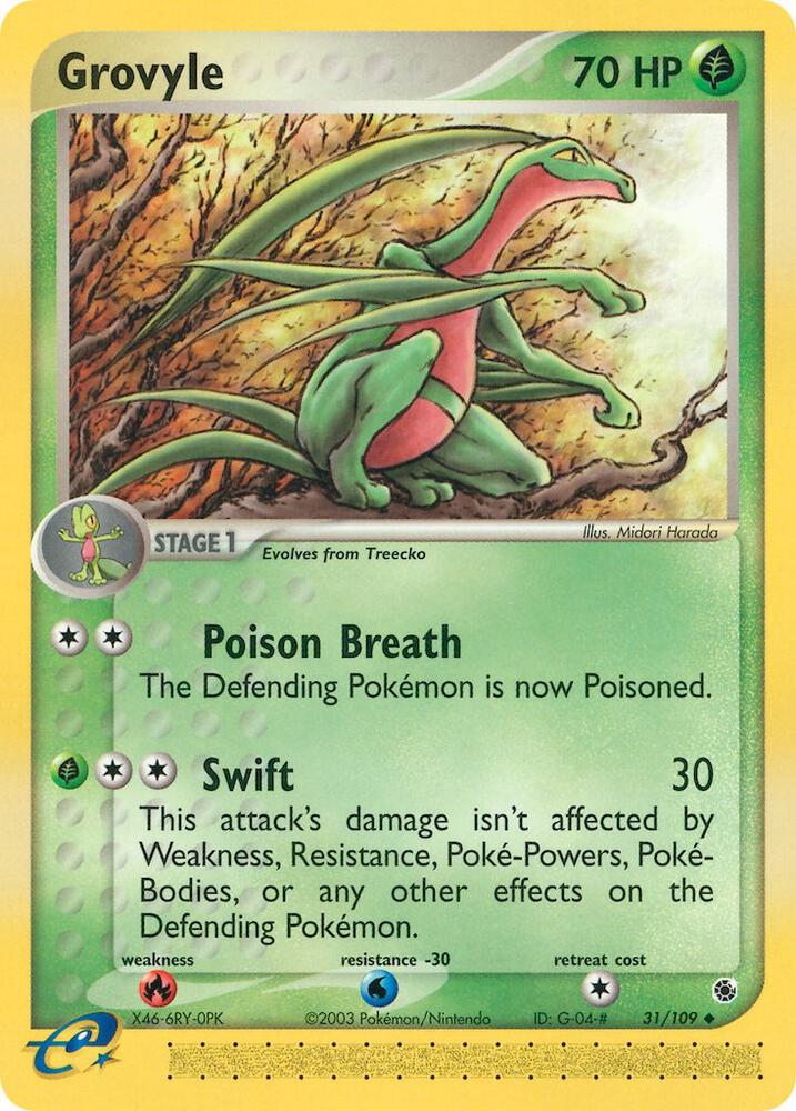 Grovyle - 31/109 card image