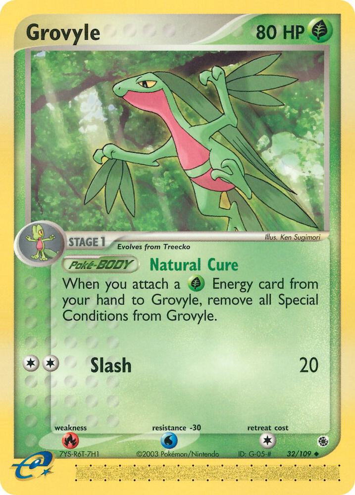 Grovyle - 32/109 card image