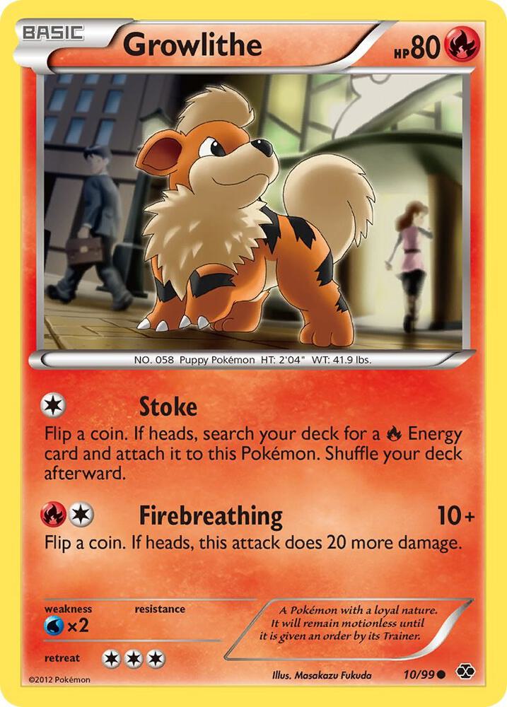 Growlithe (10) card image