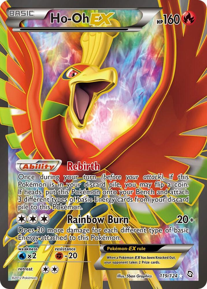 Ho-Oh Ex (119 Full Art) card image