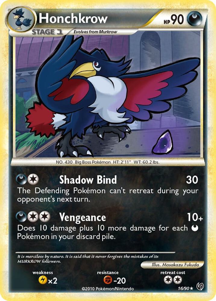 Honchkrow (16) card image
