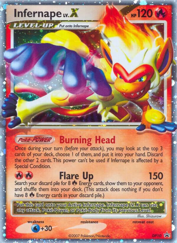 Infernape LV.X - DP10 card image