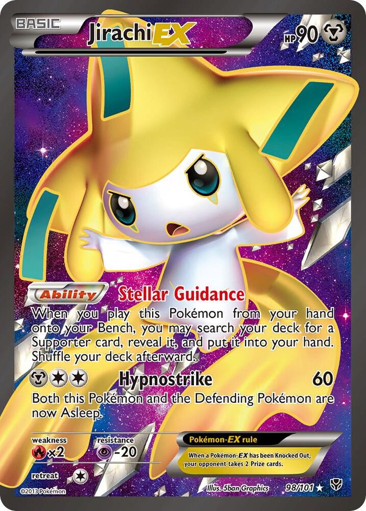 Jirachi EX (98 Full Art) card image