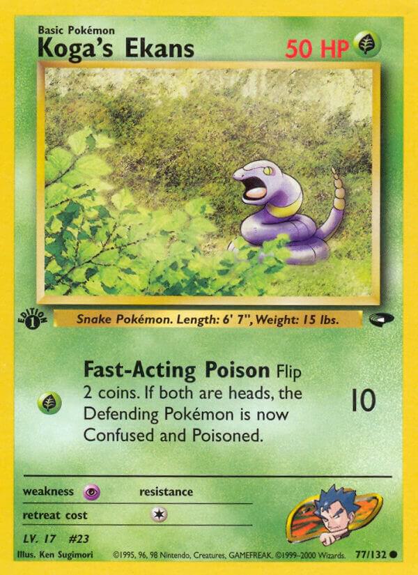 Koga's Ekans card image