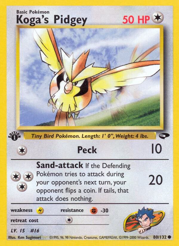 Koga's Pidgey (80) card image