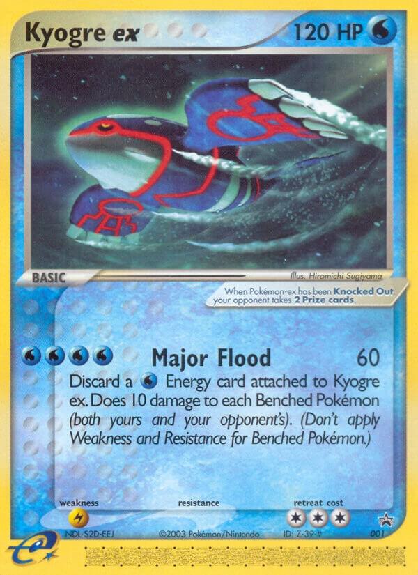 Kyogre ex - 001 (Nintendo Power Magazine) card image