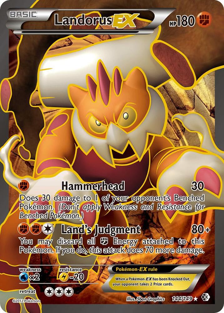Landorus EX (144 Full Art) card image