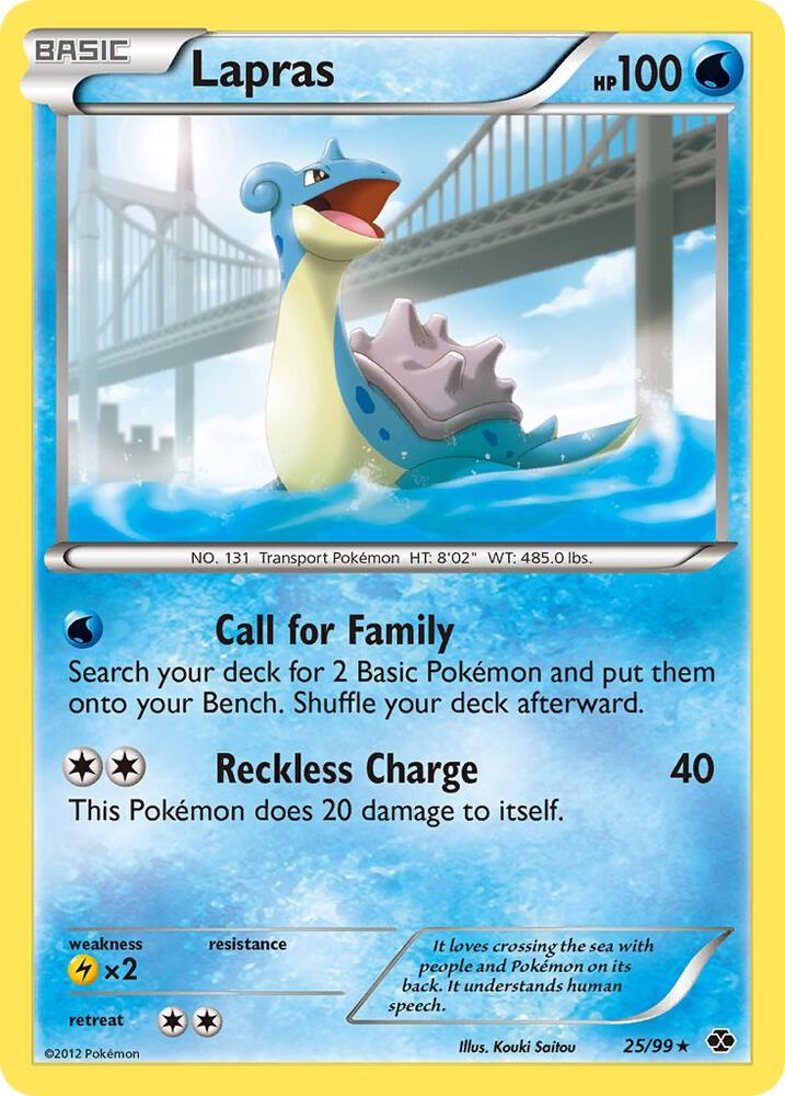 Lapras (25) card image