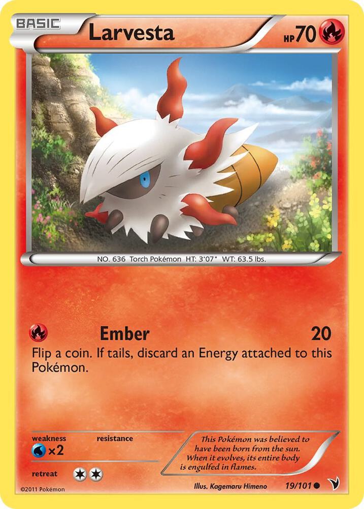 Larvesta (19) card image
